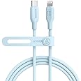 Anker USB-C to Lightning Cable, 541 Cable (Misty Blue, 6ft), MFi Certified, Bio-Based Fast Charging Cable for iPhone 14 14pro 14pro Max 13 13 Pro 12 11 X XS XR 8 Plus (Charger Not Included)