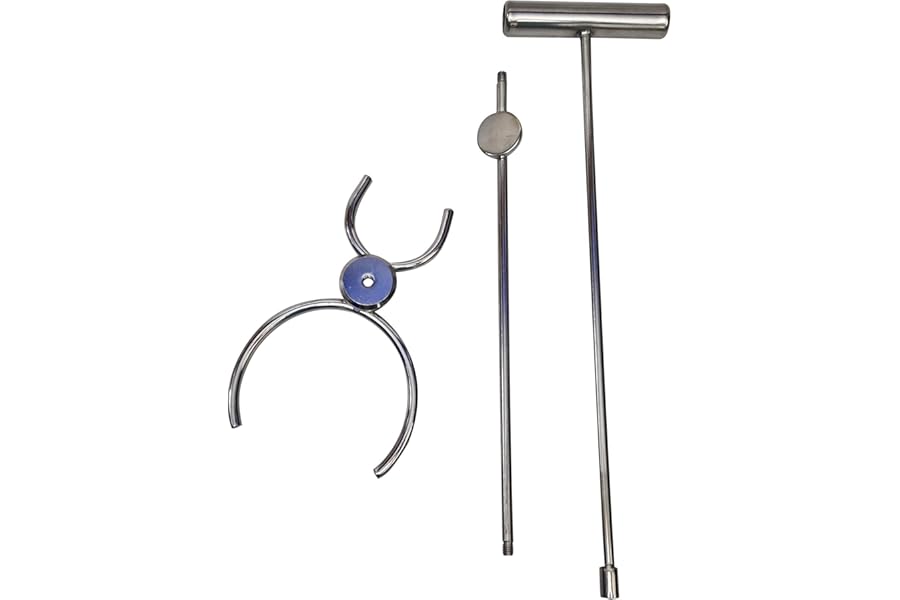 Acclaim Professional 3 Piece Heavy Duty Chrome Metal Screw Together Jack & Bowls Lifter 29.5” Tall T Shaped Handle Bowling Aid