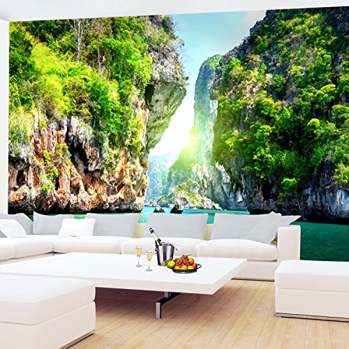 Fototapete Paradise 308 x 220 cm – Vliestapete – Wandtapete – Vlies Phototapete – Wand – Wandbilder XXL – !!! 100% MADE IN GERMANY !!! Runa Tapete 9011010b - 4