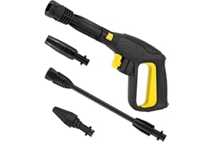 Hierbla Pressure Washer Replacement gun with Extension Wand,Compatible with Karcher Electric Pressure Washers Handle, for Karcher K2-K7 Quick Connect System Hose with 2 High Pressure Nozzle