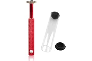 COOCNH 6-Groove Sharpener – Golf Club Groove Sharpener & Cleaner Tool, Re-Grooving & Cleaning for Irons, Wedges, Sand, Lob, Gap & Utility Clubs