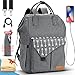 Produktbild DOOKEY Baby Wickelrucksack, Wickelrucksack Usb, Rucksack Mama Große Kapazität, Multifunktion Babytasche für Reise mit Kinderwagenhaken/USB-Lade Port/Wickelunterlage/Isoliertasche