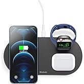 mcdodo Ch-7061 3in1 Magnetic 15W Wireless Fast Charging Dock Stand Black