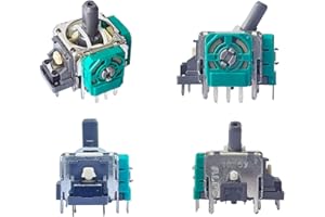 ElecGear 4X Joystick Analógico de Repuesto (EL3 ALPS) Compatible con Nintendo Switch Pro y PS3 Mando Inalámbrico, Módulo Reemplazo de Sensor de Controlador de Palanca Analógica