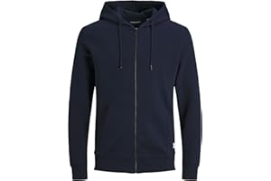 JACK & JONES Cardigan sweater men's Jjebasic Sweat Zip Hood Noos