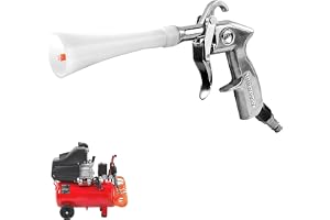 Tryckluftsrengöringspistol med hög tryckluft av aluminium och PE-material. Utformad för att arbeta med tryckluftstryck på 6–9