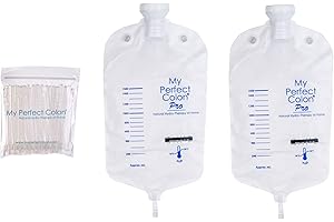 WATER POWERED Set Recambio para My Perfect Colon Pro | Contiene 30 Cánulas y 2 Bolsas para agua de 2 litros | Recambio