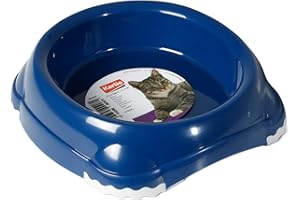 Karlie Non-Slip Feeding Bowl Food Bowl for Cats or Dogs, Assorted Colors, 11 x 9.5 x 4 cm