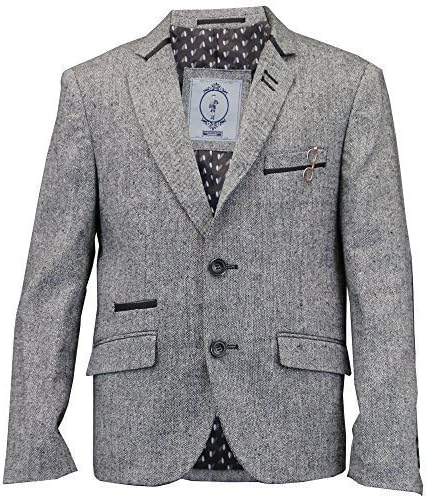Boys' Creon Previs Blazer BARKLY Grey 8 Years