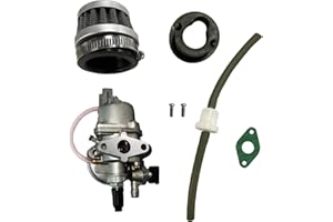 iDMRURvm 47cc 49cc Vergaser + Luftfilter für Miniquad Pocketbike Dirtbike Mini Motor Ersatzteile