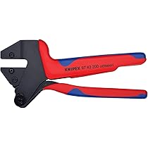 Knipex Krimpprofiel voor niet geïsoleerde buis- en klemkabelschoenen en