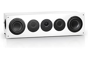 Nubert nuVero 70 | Weißer Centerlautsprecher | 1 Stück Kompaktlautsprecher | Lautsprecher für Heimkino & Musikgenuss | Stimmen auf höchstem Niveau | Passive Centerbox 3 Wege Technik Made in Germany