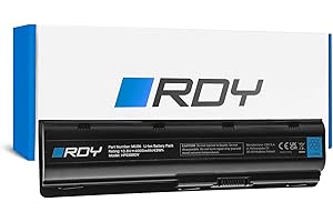 ‎RDY RDY Laptop Akku MU06 593553-001 593554-001 Notebook Batterie für HP 240 245 250 255 430 450 635 650 655 2000 Pavilion G6 G7 Compaq Presario CQ56 CQ57 CQ58 CQ62 (Kapazität: 4000 mAh 10.8V)