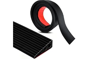 CUTIS Door Threshold Ramp, 100 x 8 x 2 cm Wheelchair Ramp, PVC Door Threshold Ramp Made of Natural Rubber, Threshold Ramp, Ramp Door Threshold for Wheelchair, Rollator, Robot Vacuum Cleaner, Pushchair