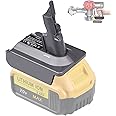 V7 Battery Adapter for Dewalt 20V Lithium Battery Converted to Replace for Dyson V7 Battery, Use for Dyson V7 Series Vacuum Cleaners Animal Absolute Fluffy HEPA Cordless Stick(DW20V7 Adapter ONLY)