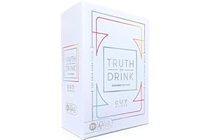 TRUTH OR DRINK Juego de Fiesta de la Verdad o Bebida de Cut I como se ve en TikTok, Youtube y Snapchat | 410 Preguntas Divertidas | A Partir de 21 años | Más de 2 Jugadores I Fun Games para Adultos