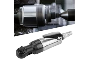 Artillery Llave de Carraca Neumática, Mini Llave de Trinquete Neumática con Accionamiento Cuadrado, Herramienta Profesional para Instalaciones Industriales (1/4")