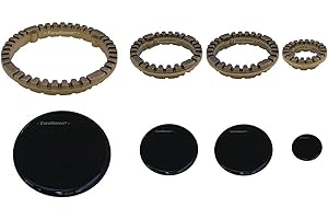 S&G GROUP 1 SERIES Brenner Kochgas ARISTON INDESIT-Platten in Messingringe + 8 PIECES KEIN ORIGINAL