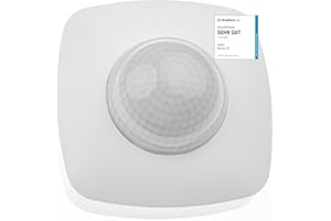 Huber Motion 30 energy efficient motion sensor 360°, motion detector, highly sensitive thanks to 3 sensors and matrix lenses