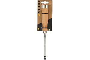 Rhino 43002 6 mm Ciseau Sculpture, Outils de gouges pour menuiserie - Largeur 6 mm - Garantie 5 Ans - Permet d'effectuer Tous Types d'entailles, d'ajustages sur Bois