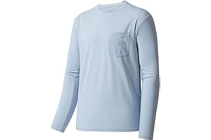 Bassdash Camiseta de Manga Larga para Hombre UPF 50+ Performance Protección Solar UV Pesca Senderismo Camisetas Deportivas