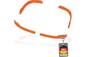 3DHERB Kantenschutz kompatibel mit Segway Navimow i105e & i108e Schutz Bumper Tuning Mähroboter - einfach gesteckt, kein kleben nötig (orange)