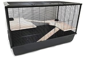 Ollesch Mega Hamsterkäfig Mäusekäfig Nagerkäfig 100 x 54 x 61 cm mit Zubehör