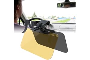 HIFROM Sun Visor Car Blend, Day and Night, Sun Visor Extension Car, 2-in-1 Polarised Anti-Glare Visor Sun Visor for Clearer, HD UV Filtering, Eye Protection for Car, SUV, CRV, Vans