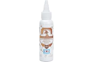 PAWTITAS 100% Natural Dog Ear Cleaner - Treatment Infection Formula Provide Fast Relief from infections, itching, Odors, Mites & Yeast | Manufactured with Certified Organic Ingredients 2 OZ