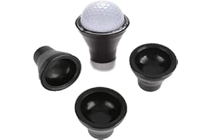 FINGER TEN Golf Ball Retriever Suction Cup Picker Grip Pick Up Tool Value 2/4/6 Pack, Golf Ball Retriever Sucker Grabber Back Saver Put On Putter Grip for Golfers