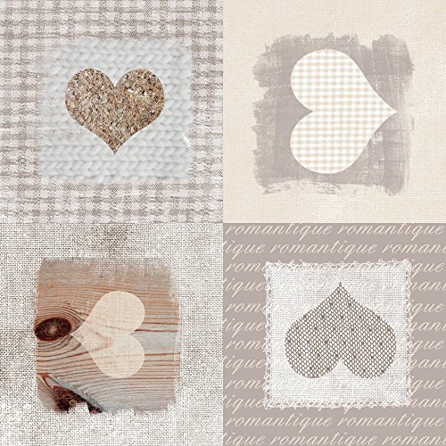 Book's Cover of Toile cirée au mètre  Largeur 140 cm  Cosy Coeur