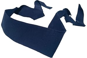 COSPLAY CREATOR Snake/Big Boss Bandana Replica MGS Metal Gear Solid, Blu scuro, Höhe 2,5 -6 cm, Länge ca. 140 cm