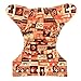 iZiv(TM) Newborn Organic Infant Waterproof/Adjustable/Reusable/Washable Pocket Cloth Diaper Fit Babies 0-3 Years(City)