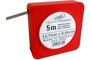 HELIOS-PREISSER Helios Preisser Fühlerlehrenband, Einzelkassette (Kohlenstoffstahl, gehärtet, Breite 12,7 mm, Länge 5 m, Nennmaß 0,2 mm) 0611 520