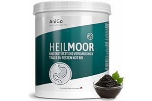 AniGo Heilmoor für Hunde 1,3kg – Verbessert die Kotbeschaffenheit, Optimale Verdauung, Immunsystem, Magen-Darm-Aktivität, Appetit Anregung I Natürliche Heilerde Moor für Hund