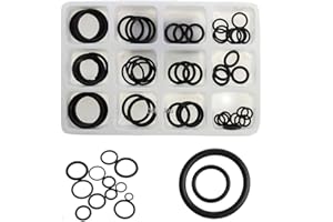 SMARTHOME 50 x Assorted Rubber O Ring Rings Plumbing DIY Tap Sink Washers Car Seals Air