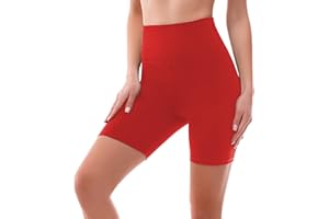 SINOPHANT Radlerhose Damen Kurz High Waist Shorts Leggings für Sommer Fitness Sport Yoga