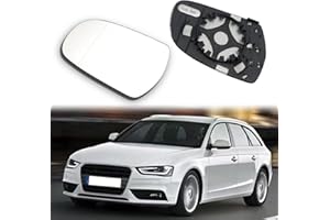 BONRYAN 8K0857535F Verre de rétroviseur asphérique côté conducteur gauche pour Audi A3 8P A4 8K A5 8T