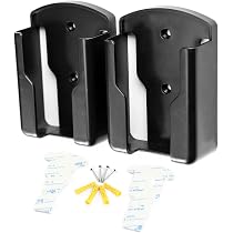 Supports Mural Pour Télécommandes KEORHEZ - Lot De 10 En Silicone Noir - Adhésif Fort, Sans Perçage