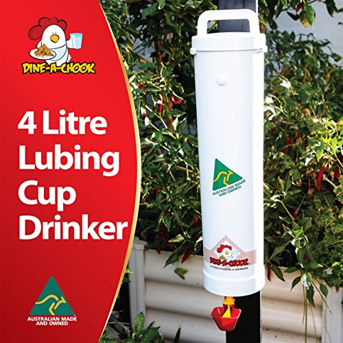 DINE A CHOOK Set 1x 3.5l Geflügel Futterautomat & 1x 4l Tränkautomat - 2