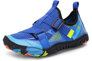 Mateju Zapatos de Agua Niño Niña Escarpines Zapatos de Natación de Verano Zapatillas de Agua Playa Antideslizantes Secado Rápido Clásica Deportes Acuáticos Surf