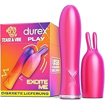 Durex Tease & Vibe 2 in 1 Vibrator mit Teaser-Spitze Durex Tease & Vibe 2 in 1 Vibrator mit Teaser-Spitze