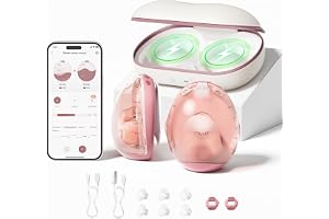 Momcozy Air 1 Ultrathin Elektrisk Bröstpump med App och Laddningsfodral