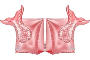 HeySplash Brassard Gonflable, Bandes de Bras Flotteurs Piscine Natation pour Enfant 3-6 Ans, Entraînement Sécuritaire pour Enfant, Brassards de Natation Dessinée Aide à la Nage Bébé