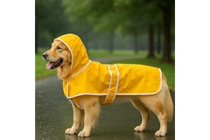Disney X That Dog In Tuxedo Dog Raincoat -Double Layered/Water Resistant/Easy to wear (Donald Duck, 28)