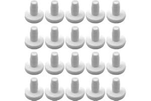cyclingcolors 20x inserto tappo chiusura plastica bianco Ø16mm x 6.5mm coprivite cappuccio mobili rotondo tubo piedini gambe
