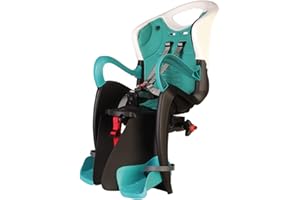 B BELLELLI Tiger - Asiento Posterior de Bicicleta - para niños de hasta 22 kg, de 3 a 8 años - Se Fija al Portaequipaje