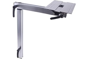 CNCYEAH Supporto per gambe da tavolo in lega di alluminio rimovibile, girevole a 360 gradi, per divano, parete o roulotte, 40 cm x 65 cm x 10 cm, 1 pezzo