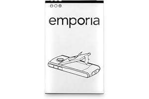 Emporia Ersatzakku, Kompatibel mit EmporiaACTIVE, Euphoria und Euphoria-LTE, Zuverlässig, Sicher, Langlebig, 1.200mAh, Weiß