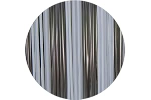 La Tenda 70114 Türvorhang, weiß-transparent, 100x230cm